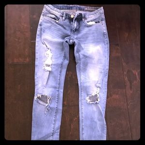 Blank NYC Destroyed Skinny Jeans